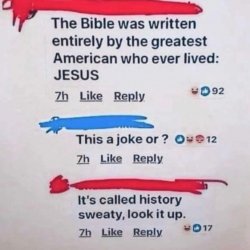 The Bible was written by Jesus Meme Template