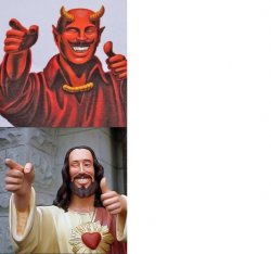 Words of Wisdom, Satan & Jesus Meme Template