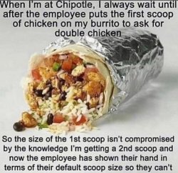 Chipotle gaming the system Meme Template