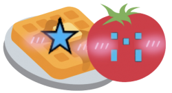 Waffles x Tomato Meme Template