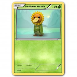 sunflower wassie pokemon card Meme Template