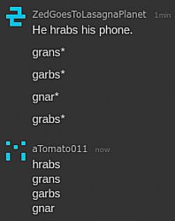 Zed takes a shit trynna spell: "grabs" Meme Template