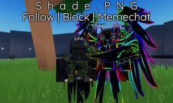 null and shade in roblos, but an announcement temp. Meme Template