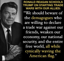 Ronald Reagan on trade wars Meme Template