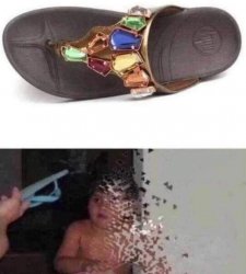 the infinity slipper Meme Template