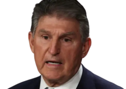 Joe Manchin disapproves transparent Meme Template