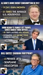 Climate change hypocrites, Gore, Kerry, Gates Meme Template