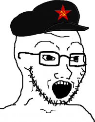 Communist Soyjack Meme Template