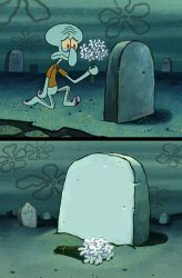 Here Lies X Meme Template