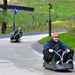 Luge ride Meme Template