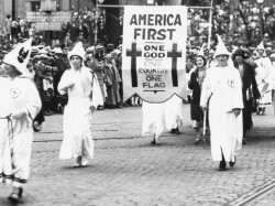 KKK America First Whites First Meme Template