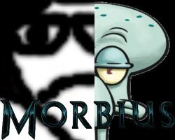 carlos or something morbs into squidward tentacles Meme Template