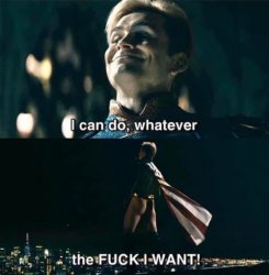 Homelander "I can do whatever I want" Meme Template