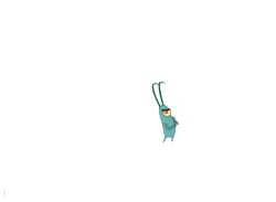 thinking plankton but smaller Meme Template