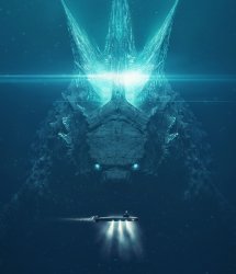 Godzilla & Submarine Meme Template