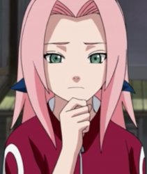 Sakura Haruno Thinking Meme Template