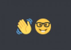 wave emoji nerd emoji truce Meme Template