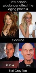 Cocaine vs. Earl Grey Tea Meme Template