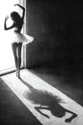 Ballerina shadow Meme Template