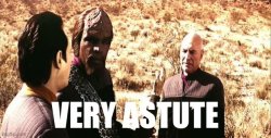 Star Trek Worf Very Astute Meme Template