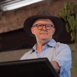 Anthony Albanese at Garma Festival Meme Template