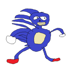 Sanic Hegehog Meme Template