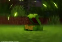 Minecraft Frog Screaming Meme Template