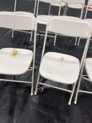 skid marks on chairs Meme Template