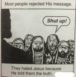 Most people rejected his message Meme Template