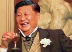 Xi Jinping laughing Meme Template