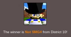 SMG4 wins the hunger games Meme Template