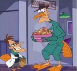 Perry and Doof Meme Template