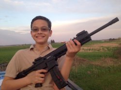 Alt-Right kid AR-15 Civil War RAHOWA Meme Template