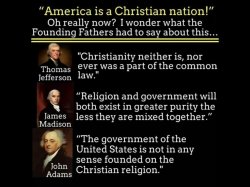 Founding Fathers separation of church and state Meme Template