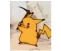 pikachu mining Meme Template