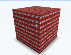 minecraft tnt big cube Meme Template