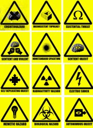 SCP Warning Signs Meme Template