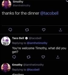 Taco Bell dinner Meme Template