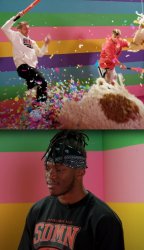 Sad KSI Friends Beat Up Dead Hamster Pinata Meme Template