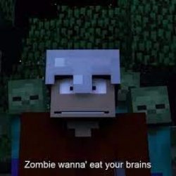 zombie wanna´ eat your brains Meme Template