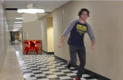redman chasing running boy Meme Template