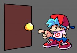 bf pointing at a door Meme Template