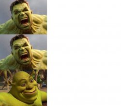 Hulk Hulk Shrek Meme Template
