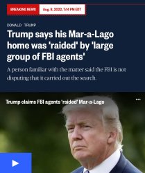 Trump home raided Meme Template