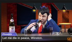 Let me die in peace, Winston Meme Template