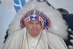 Pope Sitting Bull Meme Template