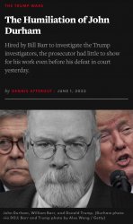 John Durham humiliated Meme Template