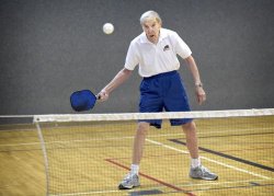 Old Guy Pickleball Meme Template