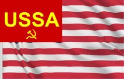 American Communist Flag Meme Template