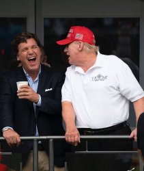 Tucker and Trump Meme Template